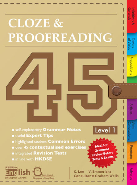 Cloze & Proofreading 45 Level 1 - Kidz Education