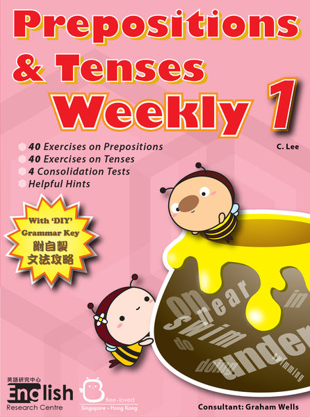 Prepositions and Tenses Weekly Books 1-6 - Kidz Education